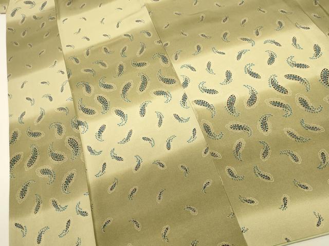 平和屋着物■上質な小紋　ペイズリー柄　暈し染め　正絹　逸品　DABJ5804qp