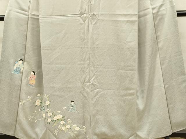 平和屋着物■訪問着　童子遊び　正絹　逸品　DABJ5808qp
