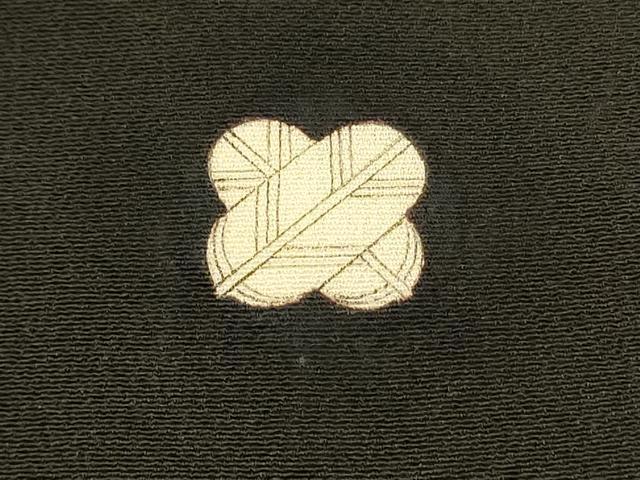 平和屋着物■豪華黒留袖　刺繍　鳳凰松葉文　暈し染め　金銀糸　正絹　逸品　DABJ5811qp