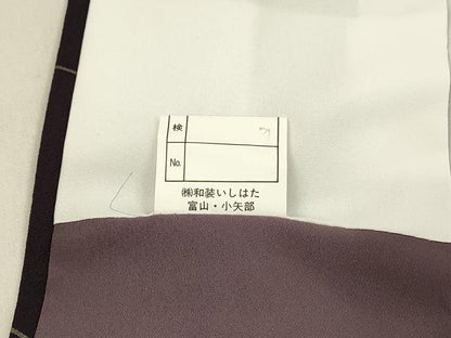 平和屋着物■小紋　立波花文　ロング丈　洗える着物　DABJ5979qp
