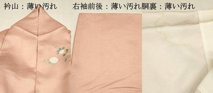 平和屋着物■訪問着　正倉院枝花文　暈し染め　金彩　正絹　逸品　DABJ5982qp
