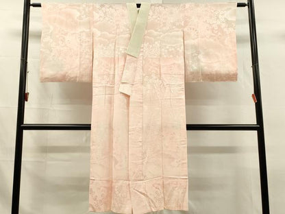 平和屋着物■長襦袢　無双仕立て　作家物　神田明神　花車地紋　暈し染め　正絹　逸品　DABJ5989qp