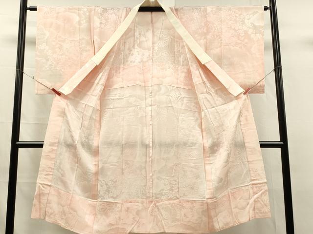 平和屋着物■長襦袢　無双仕立て　作家物　神田明神　花車地紋　暈し染め　正絹　逸品　DABJ5989qp