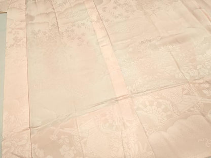 平和屋着物■長襦袢　無双仕立て　作家物　神田明神　花車地紋　暈し染め　正絹　逸品　DABJ5989qp