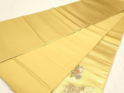 平和屋着物▼太鼓柄袋帯　童子遊び　正絹　逸品　DABJ6008sf