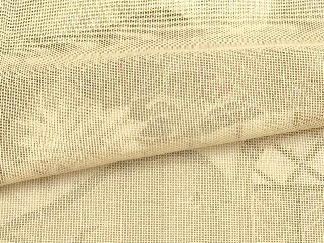 平和屋着物▽訪問着　無双　紗×紗　紗袷　風景草花文　正絹　逸品　DABJ6021sf