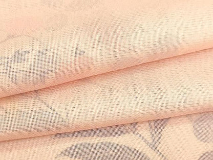 平和屋着物▽訪問着　無双　紗×絽　紗袷　枝花文　正絹　逸品　DABJ6034sf