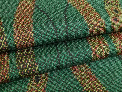 平和屋着物▽上質な紬　単衣　変わり間道　正絹　逸品　DABJ6037sf