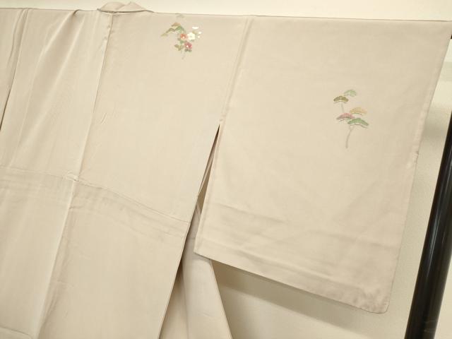 平和屋着物▽訪問着　単衣　友禅　作家物　風景文　暈し染め　正絹　逸品　DABJ6045sf