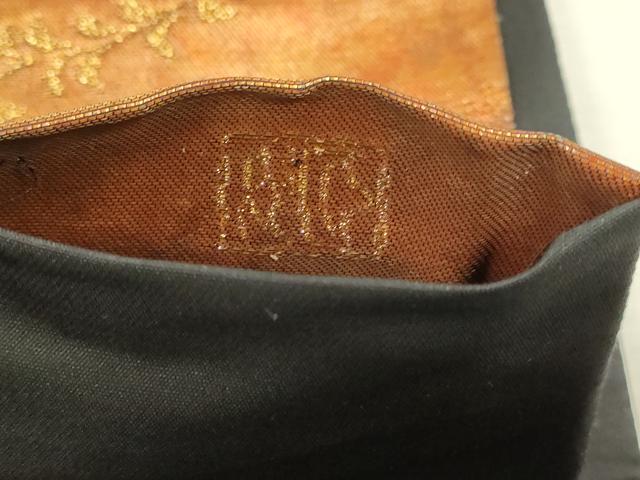 平和屋本店▼六通柄袋帯　宝尽くし文　松竹梅　黒地　本金箔　正絹　逸品　DABJ6094sf