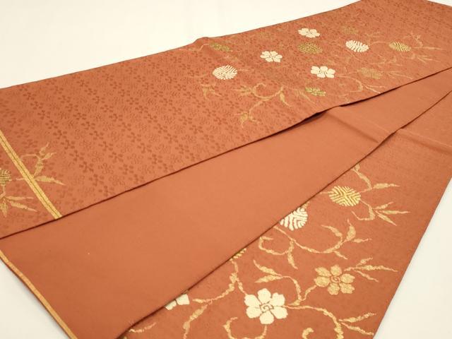 平和屋本店▼六通柄　本袋帯　竹山町笹づる　本金　正絹　逸品　DABJ6190sf