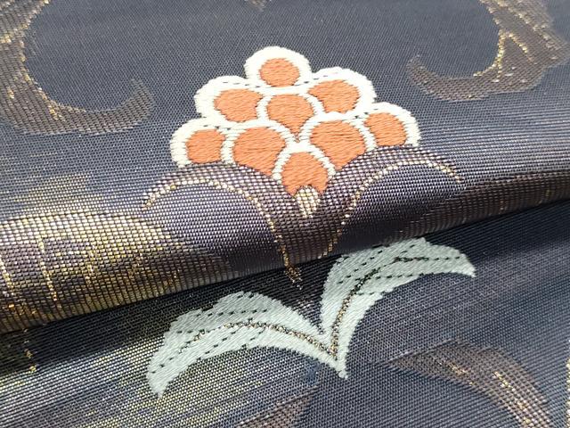 平和屋本店▼西陣　六通柄袋帯　唐織　華連　本金二重箔　正絹　逸品　DABJ6209sf