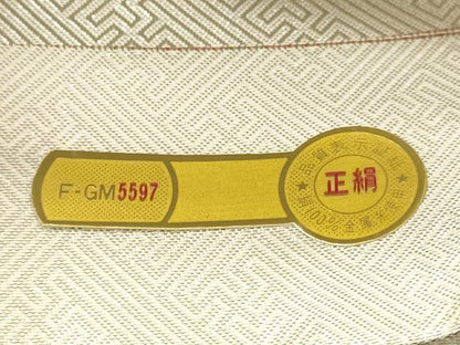 平和屋本店▼六通柄袋帯　古都の四季　弐拾四金九百錦　正絹　逸品　DABJ6216sf