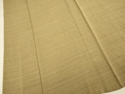 平和屋着物▽上質な小紋　単衣　横段文　鬼しぼ縮緬　正絹　逸品　DABJ6527du
