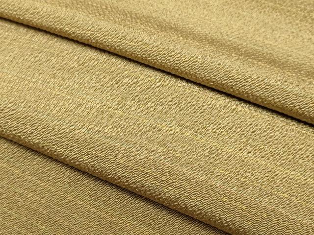 平和屋着物▽上質な小紋　単衣　横段文　鬼しぼ縮緬　正絹　逸品　DABJ6527du
