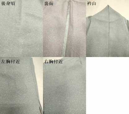 平和屋着物▽上質な小紋　単衣　霞文　暈し染め　正絹　逸品　DABJ6528du