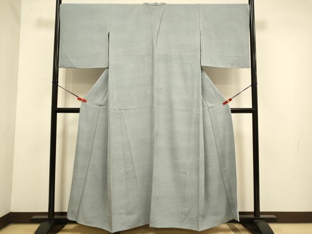 平和屋着物▽上質な小紋　単衣　霞文　暈し染め　正絹　逸品　DABJ6528du