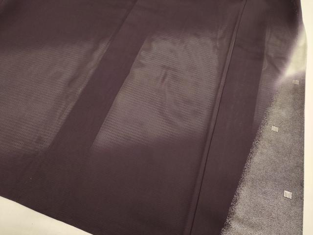 平和屋着物▽松尾光琳　訪問着　無双　絽袷　絽×絽　源氏香　銀彩　正絹　逸品　DABJ6539du