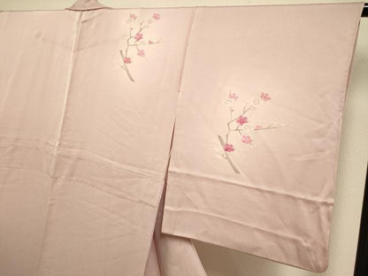 平和屋着物▽訪問着　単衣　枝花文　暈し染め　正絹　逸品　DABJ6542du