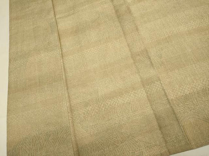 平和屋着物▽本場染大島紬　単衣　吉祥横段文　正絹　逸品　DABJ6567du