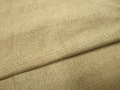 平和屋着物▽本場染大島紬　単衣　吉祥横段文　正絹　逸品　DABJ6567du