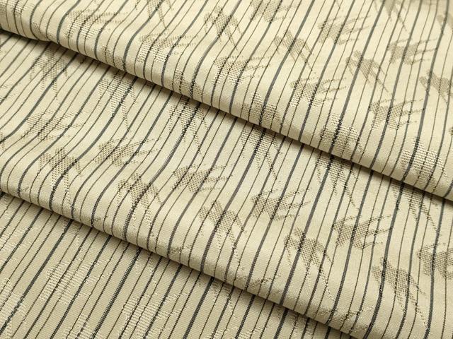 平和屋着物▽米沢　白根沢　涼風　単衣　綟子織　もじり織　燕　正絹　逸品　DABJ6579du