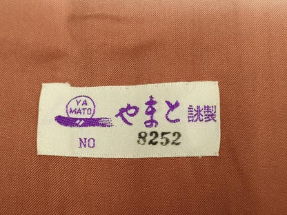 平和屋着物●本場大島紬　9マルキ　格子　やまと誂製　正絹　逸品　DABJ6701du