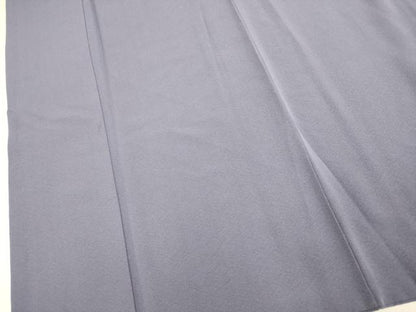 平和屋着物●上質な色無地　濃い鳩羽色　正絹　逸品　DABJ6705du