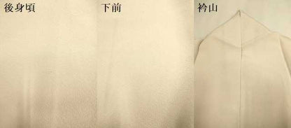 平和屋着物●上質な色無地　肌色　正絹　逸品　DABJ6712du