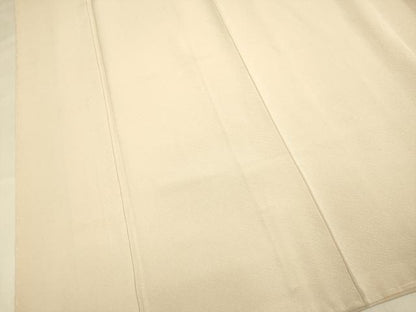 平和屋着物●上質な色無地　肌色　正絹　逸品　DABJ6712du