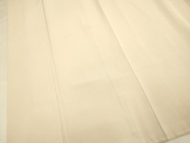 平和屋着物●上質な色無地　肌色　正絹　逸品　DABJ6712du