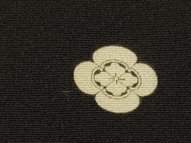 平和屋着物●十日町友禅作家　岡村蒼風　黒留袖　飛鶴花文　暈し染め　正絹　逸品　DABJ6718du