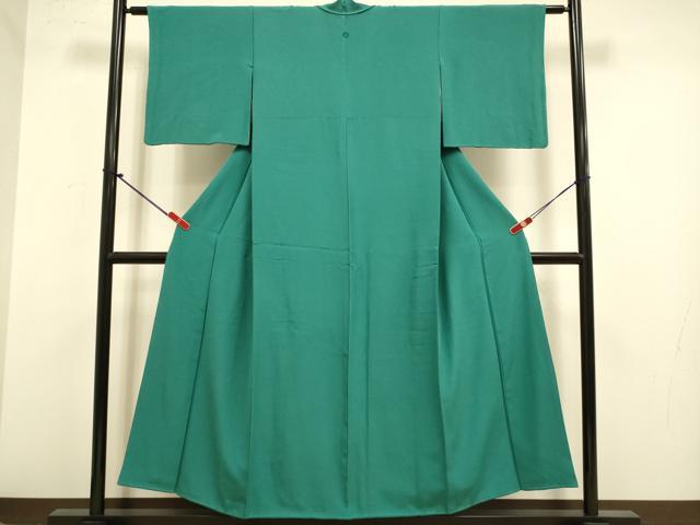 平和屋着物●上質な色無地　天鵞絨色　正絹　逸品　DABJ6719du