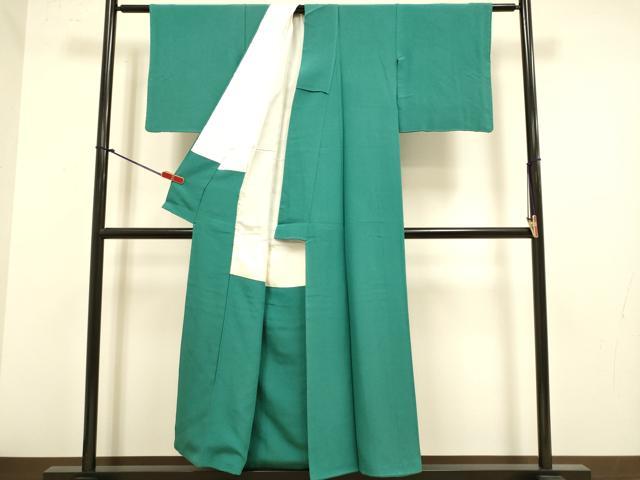 平和屋着物●上質な色無地　天鵞絨色　正絹　逸品　DABJ6719du