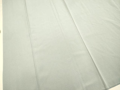 平和屋着物●上質な色無地　作家物　灰青色　正絹　逸品　DABJ6720du