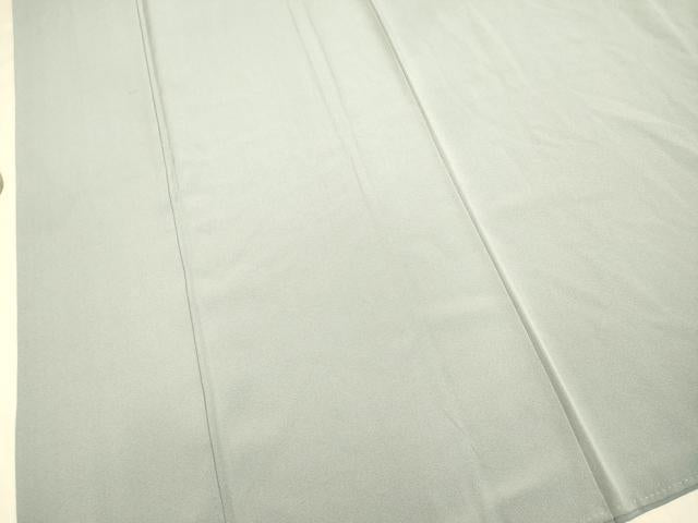 平和屋着物●上質な色無地　作家物　灰青色　正絹　逸品　DABJ6720du