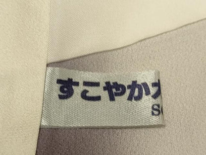 平和屋着物●訪問着　作家物　草花文　ろうけつ染め　正絹　逸品　DABJ6728du