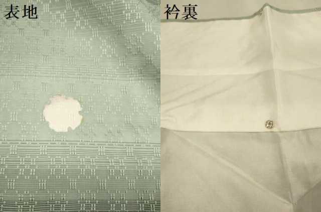 平和屋着物●上質な紬　花織　雪輪　正絹　逸品　DABJ6912du