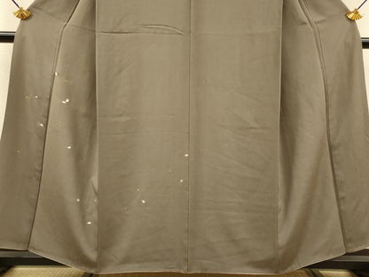 平和屋着物●訪問着　刺繍　舞桜文　金彩　正絹　逸品　DABJ6918du