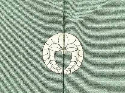 平和屋着物●訪問着　流水花文　暈し染め　金彩　反端付き　正絹　逸品　DABJ6922du