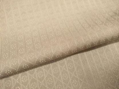 平和屋着物●江戸小紋　毛万筋　煤竹色×白茶色　反端付き　正絹　逸品　DABJ6923du