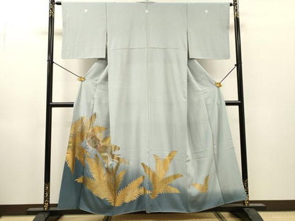 平和屋着物▼豪華色留袖　螺鈿　群鳥　暈し染　金彩　正絹　逸品　DABJ7001fe