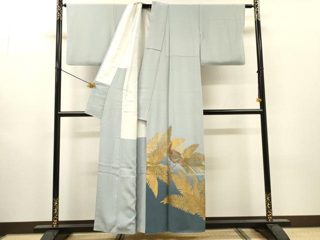 平和屋着物▼豪華色留袖　螺鈿　群鳥　暈し染　金彩　正絹　逸品　DABJ7001fe