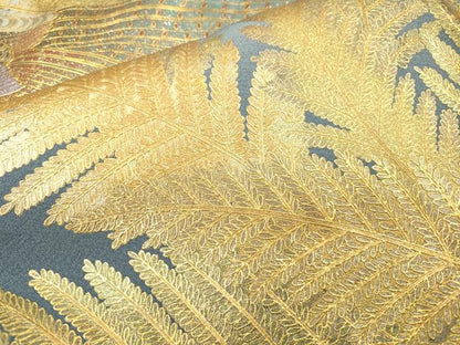 平和屋着物▼豪華色留袖　螺鈿　群鳥　暈し染　金彩　正絹　逸品　DABJ7001fe