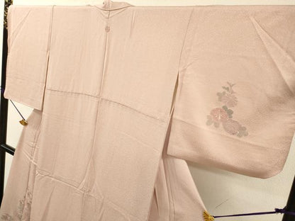 平和屋着物▼中国三大刺繍　スワトウ刺繍　汕頭刺繍　相良刺繍　総刺繍　訪問着　花車文　正絹　逸品　DABJ7047fe