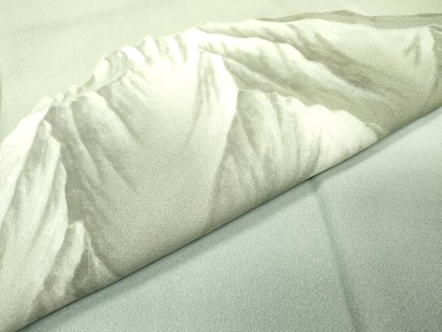 平和屋着物▼日本画家　水嶋征夫　訪問着　遠山風景文　暈し染　さが美扱い　正絹　逸品　DABJ7058fe