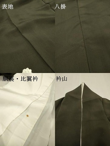 平和屋着物▼豪華黒留袖　総刺繍　唐獅子　銀糸　正絹　逸品　DABJ7059fe