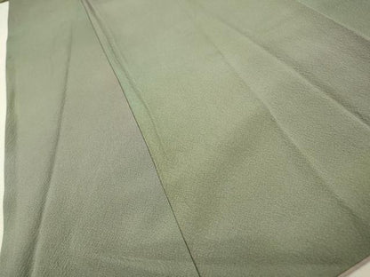 平和屋着物▼染色作家　斉藤三才　小紋　霞文　暈し染　正絹　逸品　DABJ7061fe