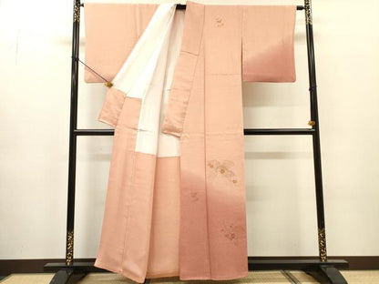平和屋着物▼中国三大刺繍　スワトウ刺繍　汕頭刺繍　総刺繍　訪問着　青海波草花　暈し染　正絹　逸品　DABJ7076fe