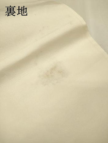 平和屋着物▼六通柄袋帯　唐織　折枝に花丸文　花色舞　金糸　正絹　逸品　DABJ7093fe